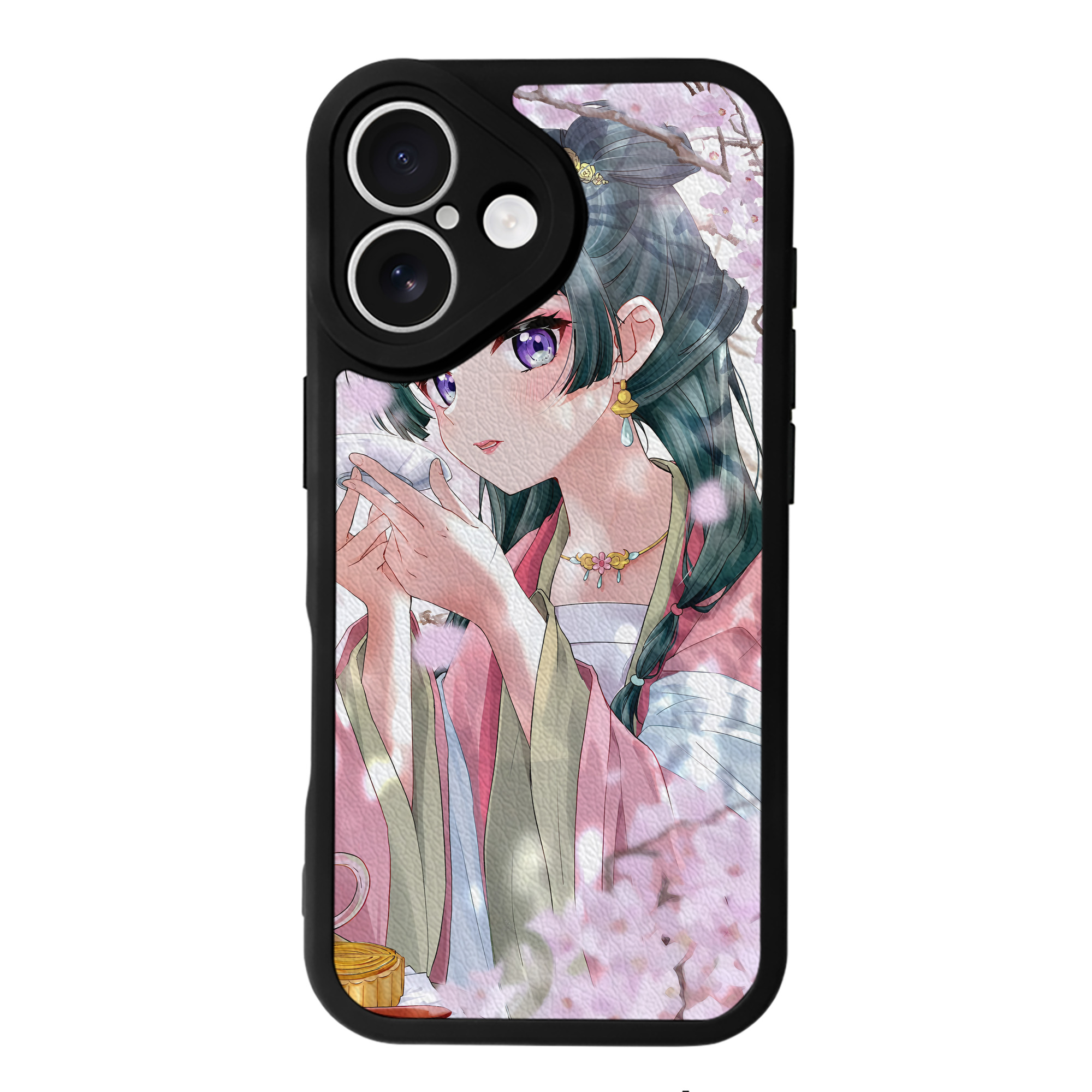 （画像用） 薬屋のひとりごと The Apothecary Diaries 【iPhone 16シリーズ対応】シリコンスマホケース（レザー調） 材質：シリコン